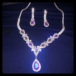 CZ Necklace Set NWOT